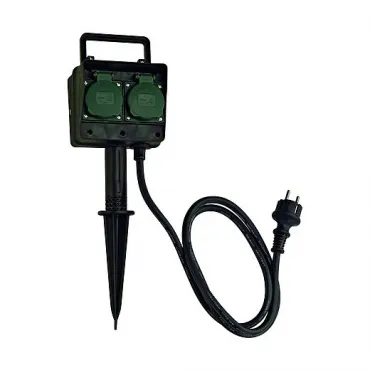 Удлинитель садовый на 4 розетки, IP44, кабель 1,4 метра Удлинитель садовый на 4 розетки, IP44, кабель 1,4 метра