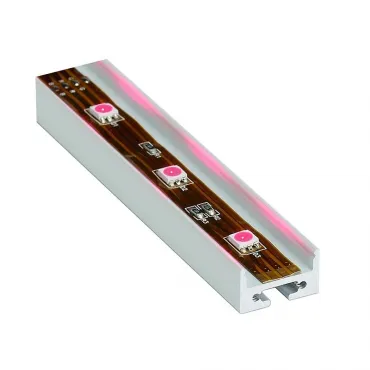GLENOS Pro-2020 100 профиль накладной, 1 m, с экраном, белый GLENOS Pro-2020 100 профиль накладной, 1 m, с экраном, белый