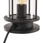 PHOTONIA TL светильник настол./подвесной IP44 для лампы E27 60Вт макс., без вилки, антрацит/прозрач. от ImperiumLoft