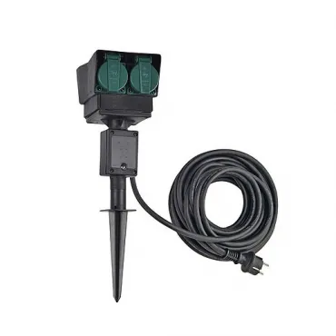 Удлинитель садовый на 4 розетки, IP44, кабель 10 метра, FR Удлинитель садовый на 4 розетки, IP44, кабель 10 метра, FR