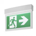 P-LIGHT 33 светильник накладной аварийный эвакуационный с 3 шильдиками, LED 4Вт, 6000К, белый от ImperiumLoft