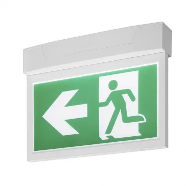 P-LIGHT 33 светильник накладной аварийный эвакуационный с 3 шильдиками, LED 4Вт, 6000К, белый