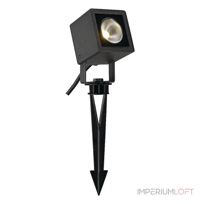 NAUTILUS SQUARE LED светильник IP65 с COB LED 6.7Вт (9Вт), 3000K, 520lm, 45°, антрацит от ImperiumLoft NAUTILUS SQUARE LED светильник IP65 с COB LED 6.7Вт (9Вт), 3000K, 520lm, 45°, антрацит от ImperiumLoft