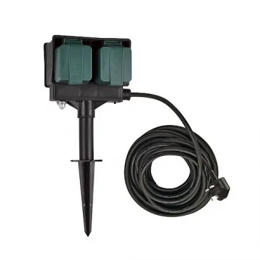 Удлинитель садовый на 4 розетки, IP44, кабель 10 метра, UK Удлинитель садовый на 4 розетки, IP44, кабель 10 метра, UK