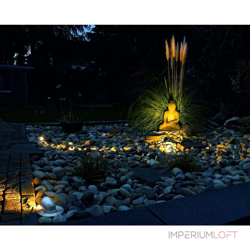 GIMBLE OUT 90 светильник встраиваемый IP65 для лампы MR16 35Вт макс., матированный алюминий от ImperiumLoft