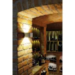 LOGS IN светильник настенный с COB LED 5Вт (6.7Вт), 3000K, 300lm, матированный алюминий / белый от ImperiumLoft