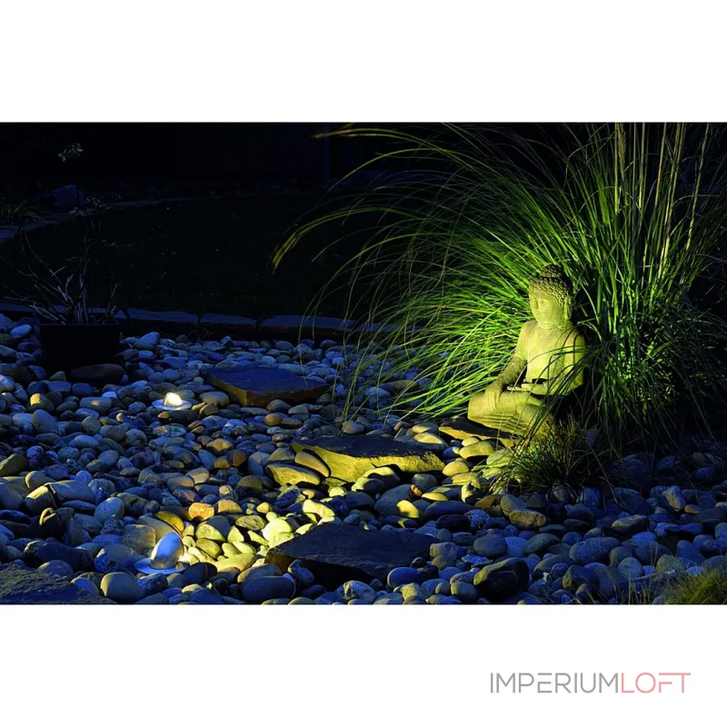 GIMBLE OUT 90 светильник встраиваемый IP65 для лампы MR16 35Вт макс., матированный алюминий от ImperiumLoft