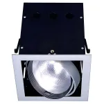 AIXLIGHT® PRO, G12 MODULE светильник с отражателем 24° для лампы G12 35/70Вт, серебристый/ черный от ImperiumLoft