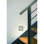 FLAT FRAME, CURVE светильник встраиваемый для лампы QT9 G4 20Вт макс., серебристый/ алюминий от ImperiumLoft