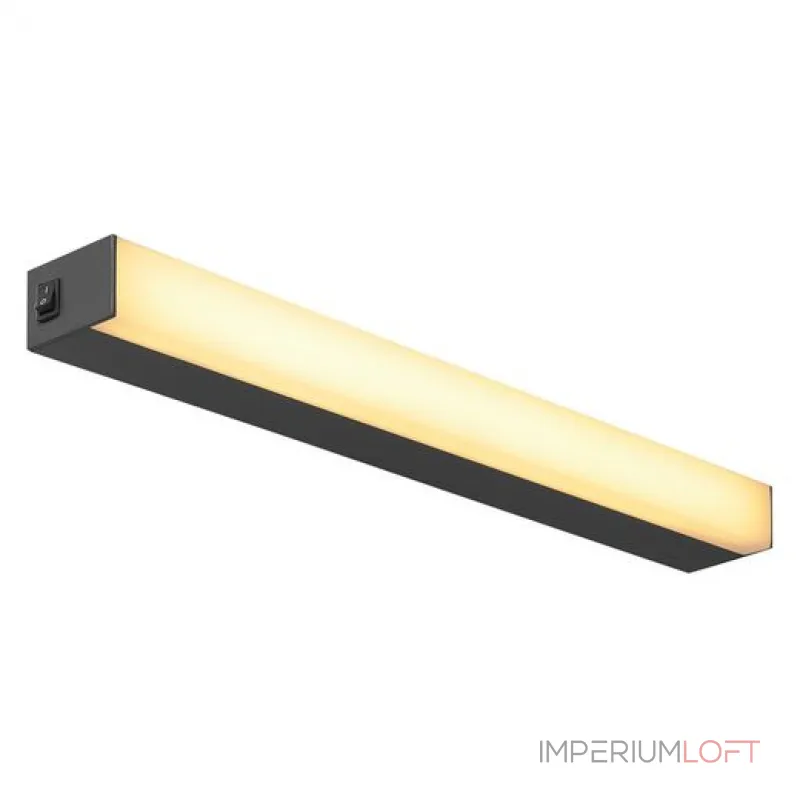 SIGHT 60 LED светильник накладной c выключателем, c LED 2х7,5 (17Вт), 3000К, 1500lm, черный от ImperiumLoft