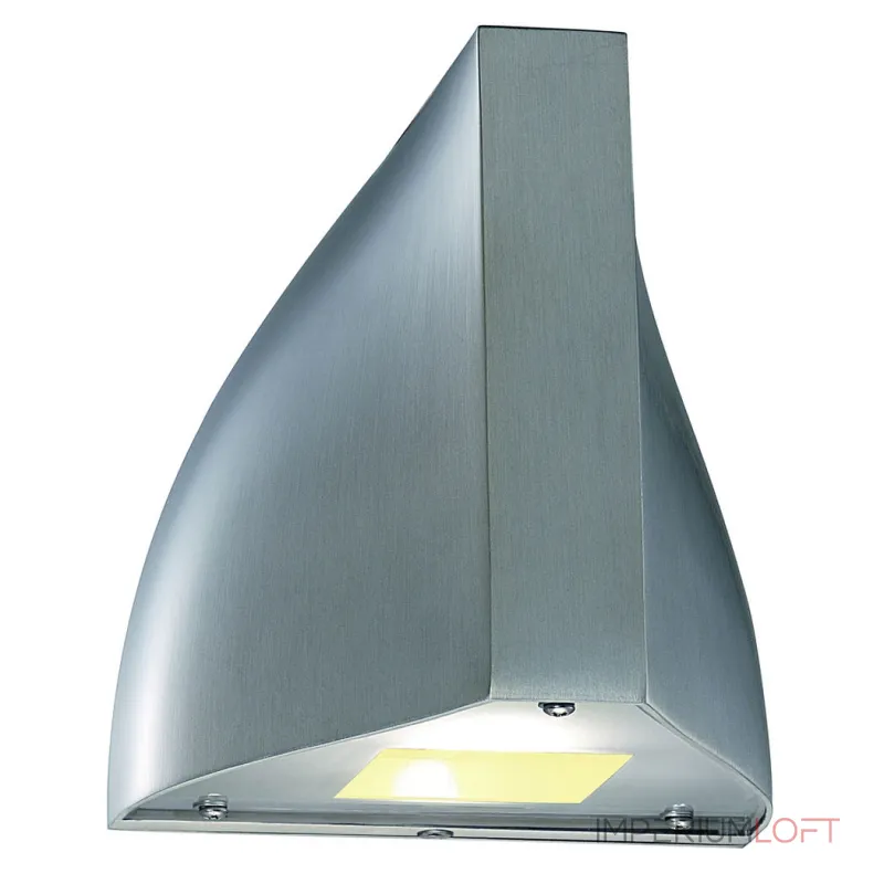 TENDA LED светильник настенный IP44 с 2-мя PowerLED по 3.3Вт (8Вт), 3000K, 340lm, матир. алюминий от ImperiumLoft
