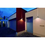 TENDA LED светильник настенный IP44 с 2-мя PowerLED по 3.3Вт (8Вт), 3000K, 340lm, матир. алюминий от ImperiumLoft