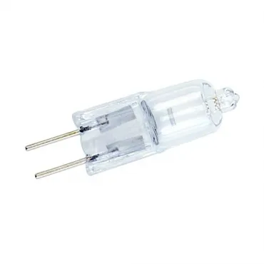 Лампа QT9 / G4, 10Вт, SLV, 12В, 2700K, 120lm, прозрачная колба
