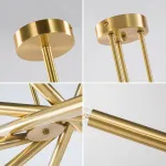 Дизайнерская люстра на штанге SPIKE D90