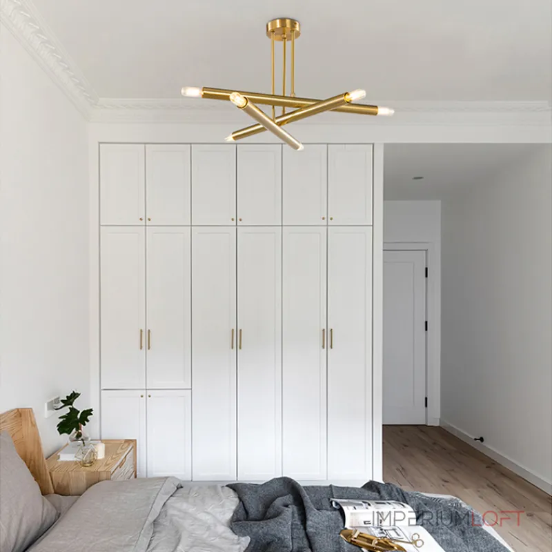 Дизайнерская люстра на штанге SPIKE D90