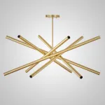 Дизайнерская люстра на штанге SPIKE D90