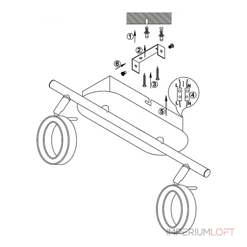 Спот Globo Orell 56107-2 от ImperiumLoft Спот Globo Orell 56107-2 от ImperiumLoft
