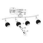 Спот Globo Elliott 54341-4 от ImperiumLoft