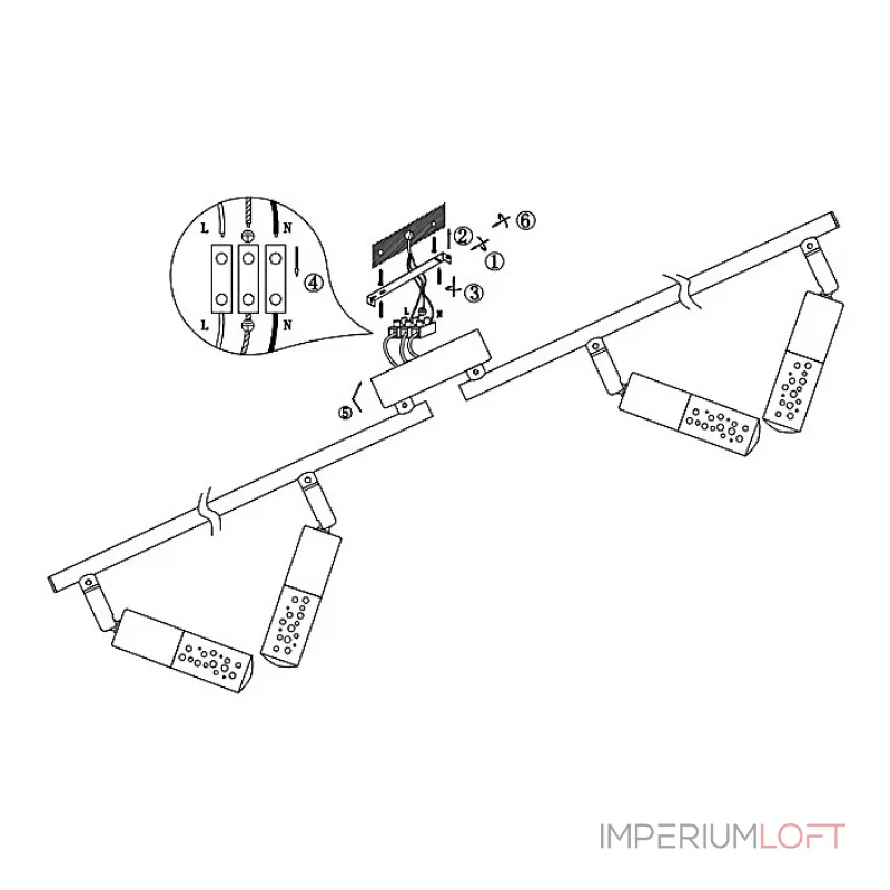Спот Globo Peru 56199-4 от ImperiumLoft Спот Globo Peru 56199-4 от ImperiumLoft