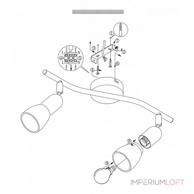 Спот Globo Cathy 5453-2 от ImperiumLoft Спот Globo Cathy 5453-2 от ImperiumLoft