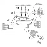 Спот Globo Elsa 56046-3 от ImperiumLoft