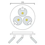 Спот Horoz Electric HRZ00000441 от ImperiumLoft