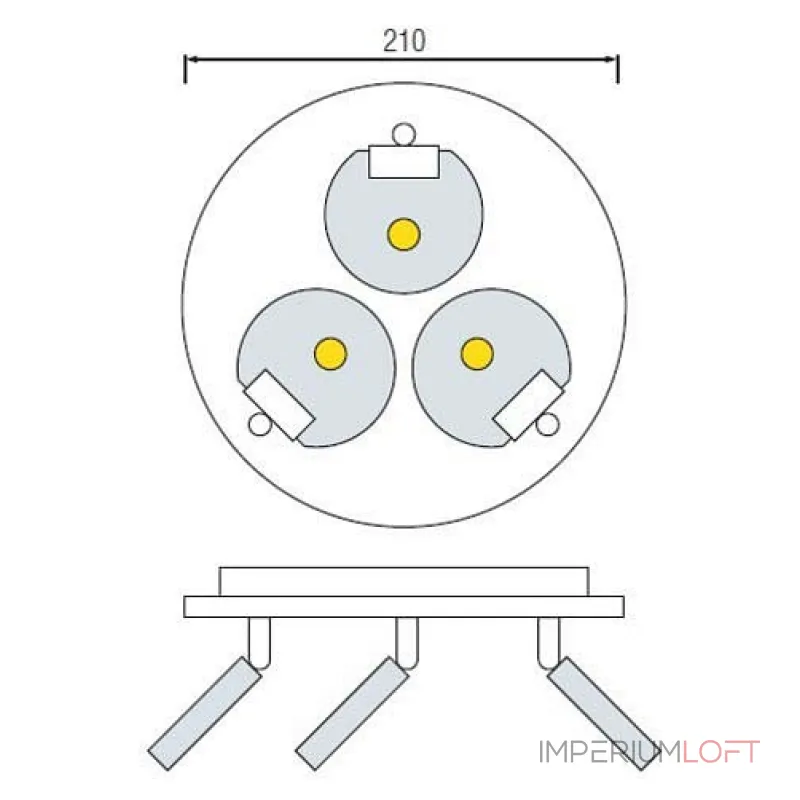 Спот Horoz Electric HRZ00000441 от ImperiumLoft