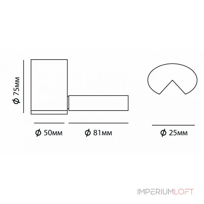 Спот Donolux DL18811 DL18811/9W White R Dim от ImperiumLoft