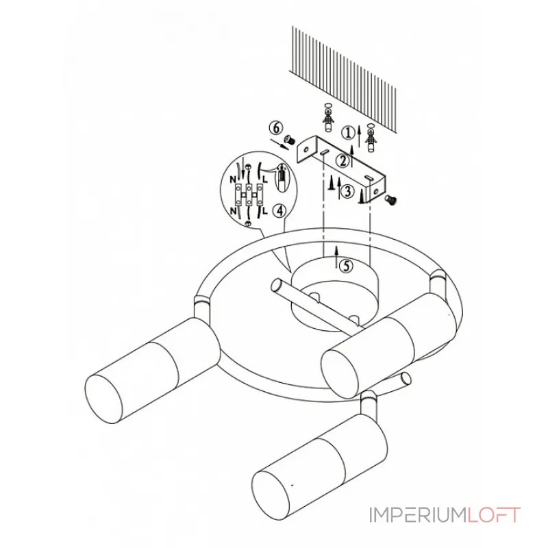 Спот Globo Spina 56216-3 от ImperiumLoft Спот Globo Spina 56216-3 от ImperiumLoft