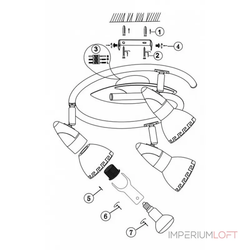 Спот Globo Novara 5449-3 от ImperiumLoft