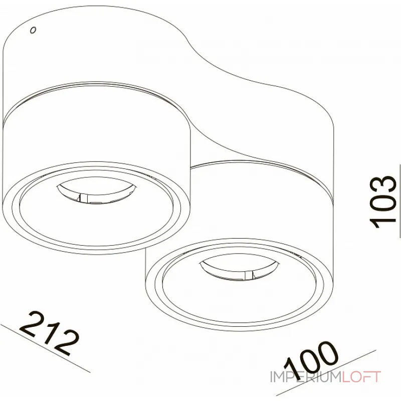 Спот Donolux DL18617 DL18617/02WW-R White DIM от ImperiumLoft