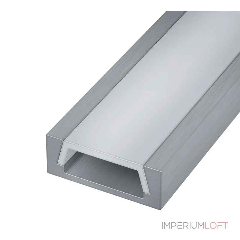 Накладной профиль с рассеивателем (Комплект: Рассеиватель 2м; Заглушки 2шт) ST-Luce ST017.129.01.1 от ImperiumLoft