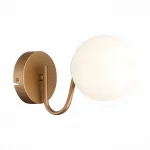 Бра EVOLUCE Calabria SLE220601-01 Цвет арматуры Желтый Цвет плафонов Белый от ImperiumLoft