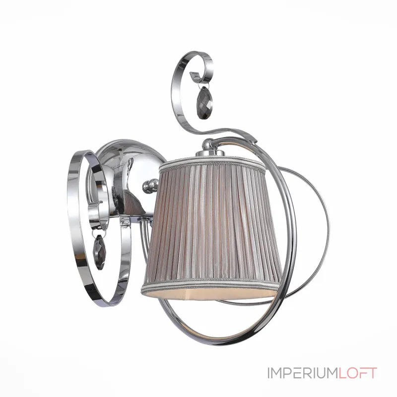 Бра EVOLUCE Azzurro SL177.101.01 Цвет арматуры хром Цвет плафонов серебро от ImperiumLoft Бра EVOLUCE Azzurro SL177.101.01 Цвет арматуры хром Цвет плафонов серебро от ImperiumLoft