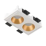 Встраиваемый потолочный гипсовый светильник QUASAR 80 DUO BRASS SN 203 от ImperiumLoft