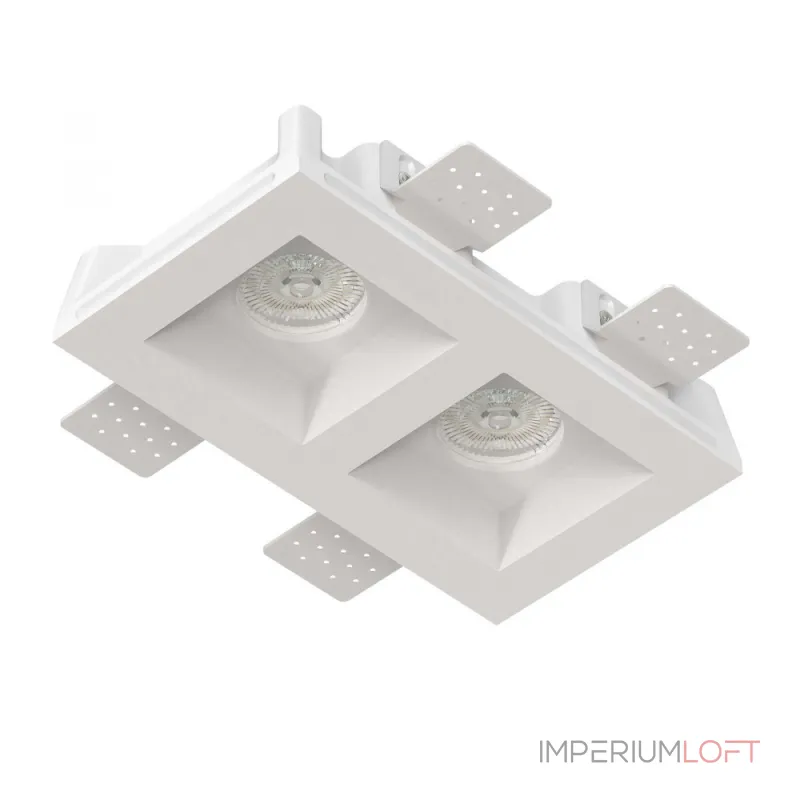 Встраиваемый потолочный гипсовый светильник MAIA 80 DUO FLAT SN 021 от ImperiumLoft