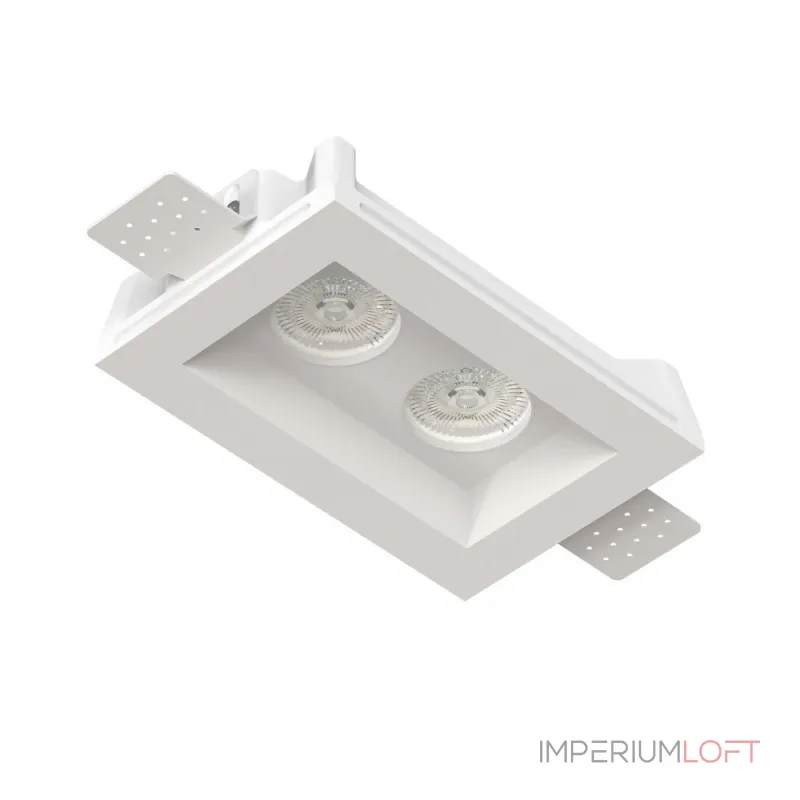 Встраиваемый потолочный гипсовый светильник MAIA DUO FLAT SN 004 от ImperiumLoft