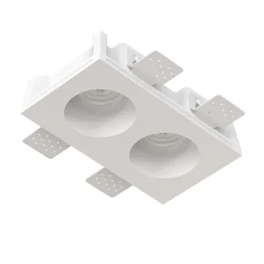 Встраиваемый потолочный гипсовый светильник IZAR 80 DUO SN 022