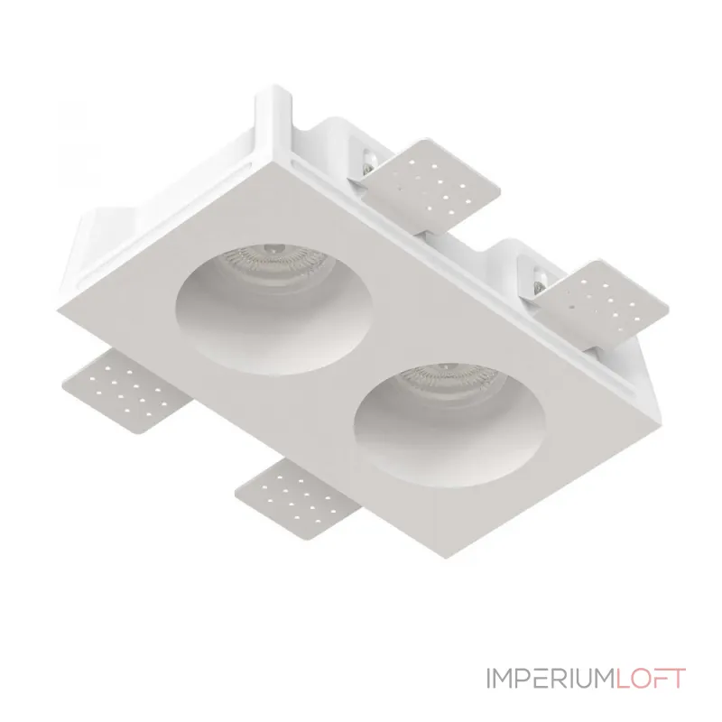Встраиваемый потолочный гипсовый светильник IZAR 80 DUO SN 022 от ImperiumLoft