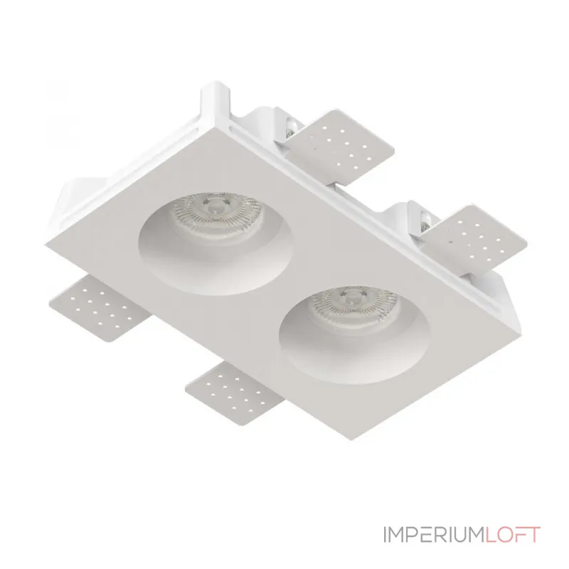 Встраиваемый потолочный гипсовый светильник IZAR 80 DUO FLAT SN 023 от ImperiumLoft Встраиваемый потолочный гипсовый светильник IZAR 80 DUO FLAT SN 023 от ImperiumLoft