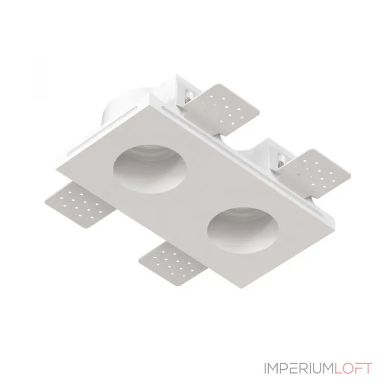 Встраиваемый потолочный гипсовый светильник QUASAR 55 DUO SN 033 от ImperiumLoft