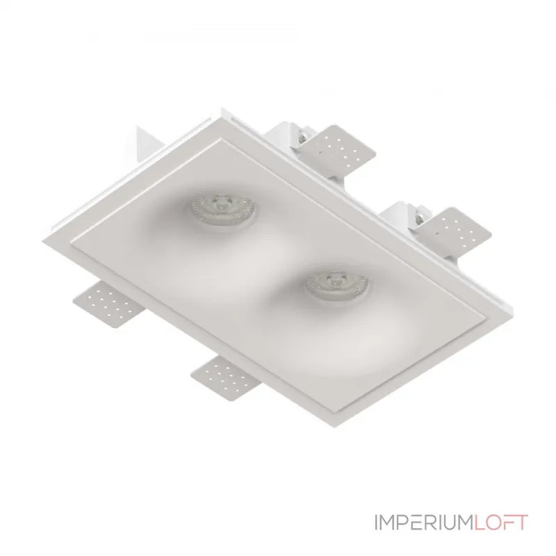 Встраиваемый потолочный гипсовый светильник ELEKTRA DUO SN 018 от ImperiumLoft