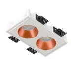 Встраиваемый потолочный гипсовый светильник QUASAR 80 DUO COPPER SN 202 от ImperiumLoft