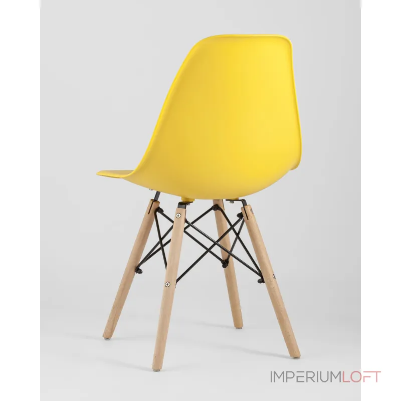 Стул Eames Style DSW желтый x4 (разборный каркас) Stool Group УТ000037604 от ImperiumLoft Стул Eames Style DSW желтый x4 (разборный каркас) Stool Group УТ000037604 от ImperiumLoft