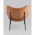 Кресло District Lounge букле терракотовый Stool Group УТ000039111 от ImperiumLoft