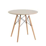 Стол Eames DSW NEW D80 бежевый Stool Group УТ000038040 от ImperiumLoft