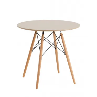 Стол Eames DSW NEW D80 бежевый Stool Group УТ000038040 Стол Eames DSW NEW D80 бежевый Stool Group УТ000038040