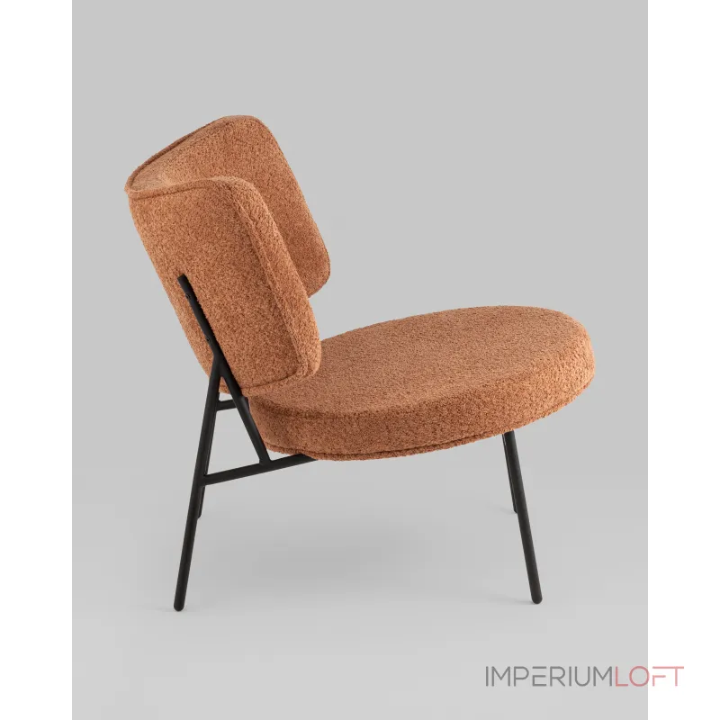Кресло District Lounge букле терракотовый Stool Group УТ000039111 от ImperiumLoft Кресло District Lounge букле терракотовый Stool Group УТ000039111 от ImperiumLoft