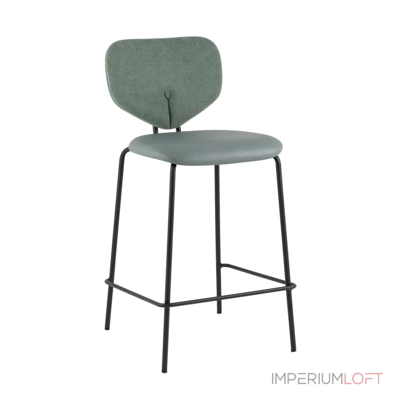 Стул полубарный Masey зеленый со светло-зеленой экокожей Stool Group УТ000039584 от ImperiumLoft Стул полубарный Masey зеленый со светло-зеленой экокожей Stool Group УТ000039584 от ImperiumLoft