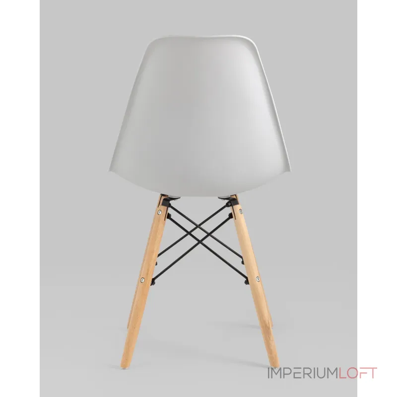 Стул Eames Style DSW светло-серый x4 (разборный каркас) Stool Group УТ000037608 от ImperiumLoft
